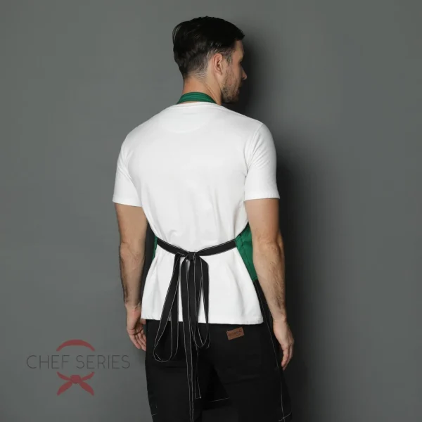 Chef Series Quartz 2 Tone Full Panjang Apron - Image 5