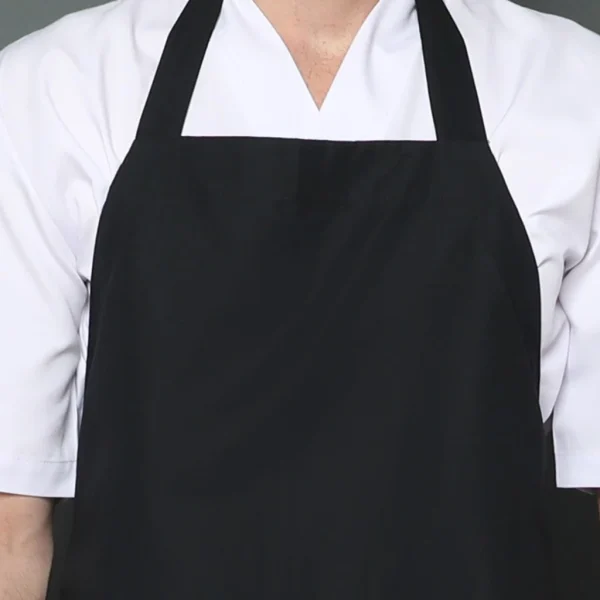 Chef Series Basic Full Panjang Apron Plus - Hitam - Image 5