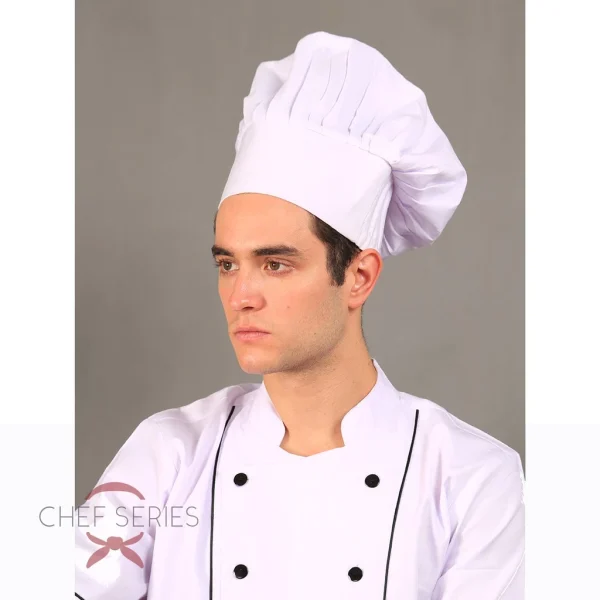 Chef Series Topi Koki Bakery (Bakery Chef Hat) - Putih - Image 3