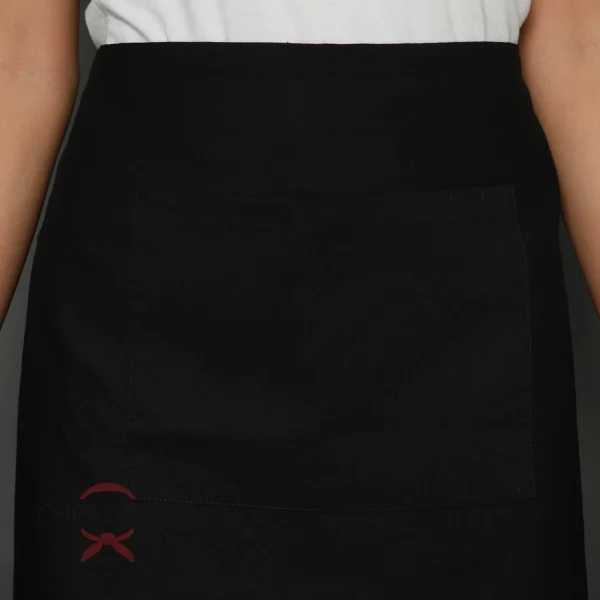Chef Series Basic Half Pendek Apron - Hitam - Image 5