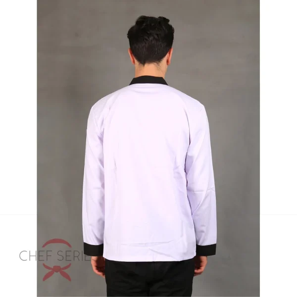 Chef Series Executive Tangan Panjang Baju Koki - Putih - Image 6