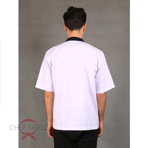 Chef Series Gold Series Tangan Pendek Baju Koki - Putih - Image 6