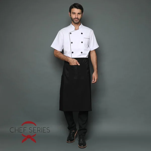 Chef Series Opal Parasut Half Panjang Apron