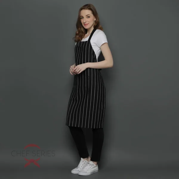 Chef Series STRIPE Series Full Panjang Apron - Image 2