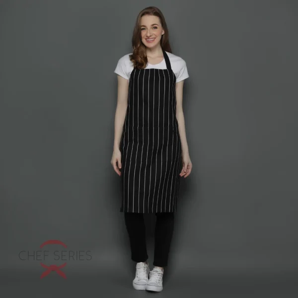 Chef Series STRIPE Series Full Panjang Apron - Image 4