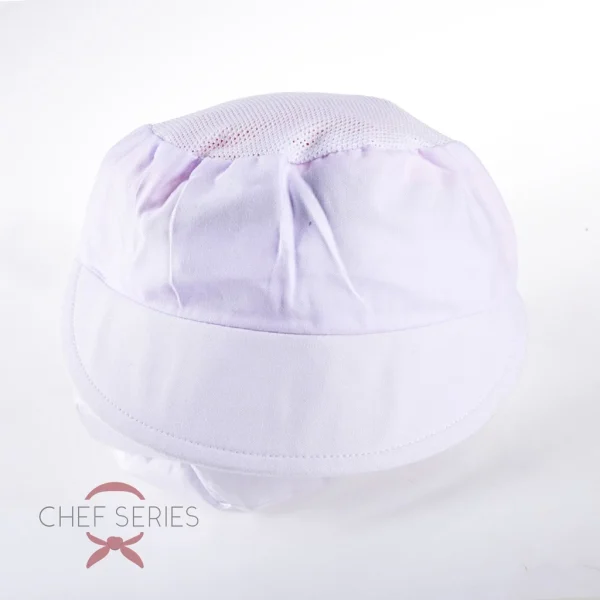 Chef Series Topi Asisten Koki (Chef Assistant Hat) w/ Hairnet - Putih - Image 4