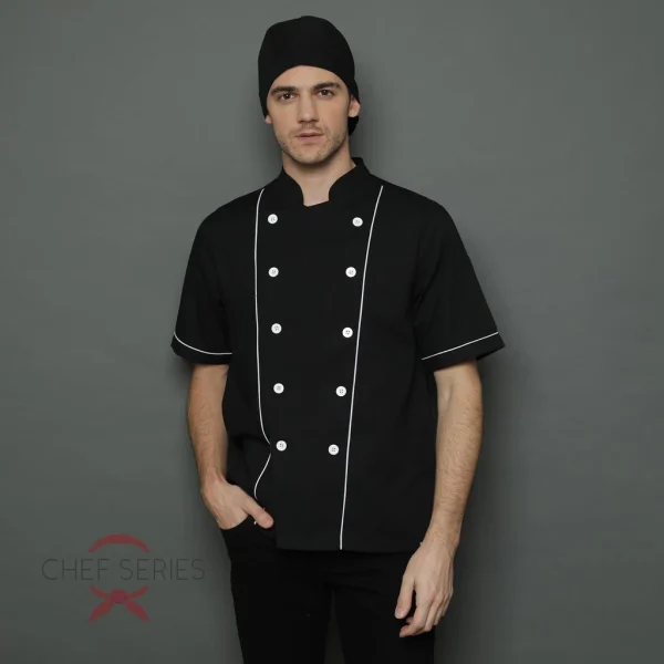 Chef Series Topi Koki Ikat Karet Jepang / Japanese Sushi Band Chef Hat - Image 5