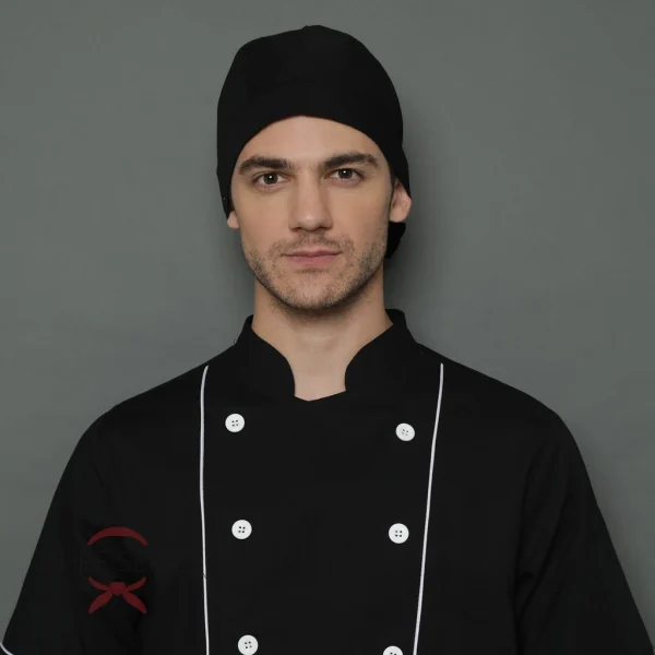 Chef Series Topi Koki Ikat Karet Jepang / Japanese Sushi Band Chef Hat - Image 6