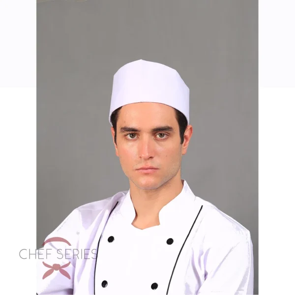 Chef Series Topi Koki Peci / Chef Cap Hat - Putih - Image 2