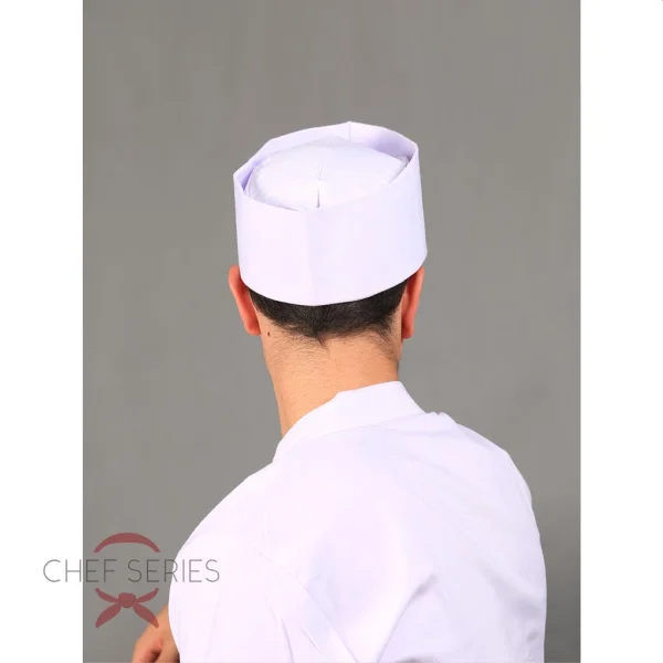 Chef Series Topi Koki Peci / Chef Cap Hat - Putih - Image 4