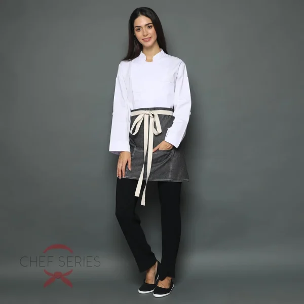Chef Series Gold Denim Y Series Half Pendek Apron