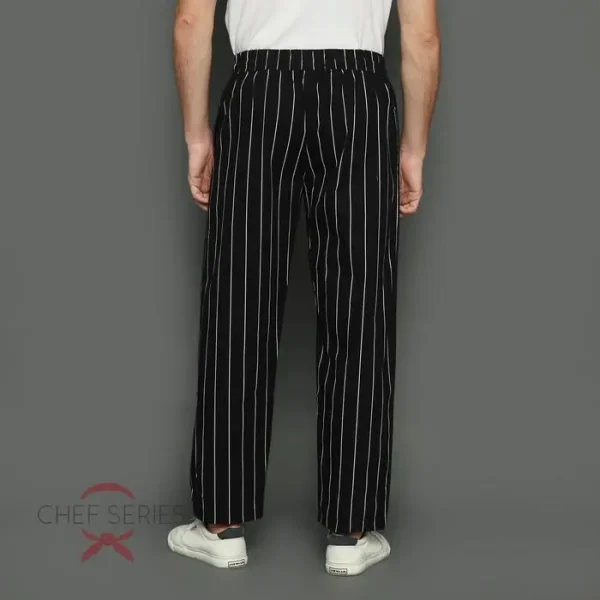 Chef Series Big Stripe Series Celana Panjang Koki - Hitam - Image 3