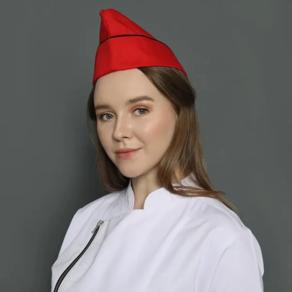 Chef Series Ruby Series Chef Hat - Merah - Image 4
