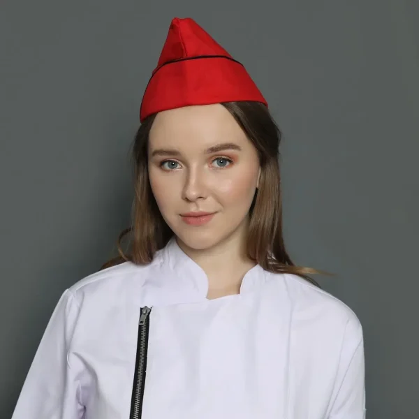 Chef Series Ruby Series Chef Hat - Merah