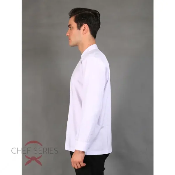 Chef Series Basic Tangan Panjang Baju Koki -  Putih - Image 4