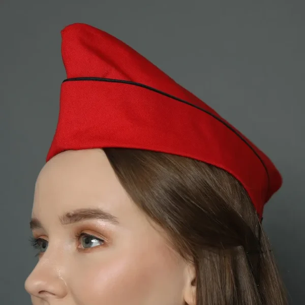 Chef Series Ruby Series Chef Hat - Merah - Image 3