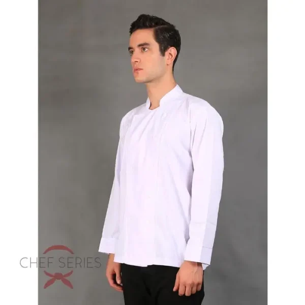 Chef Series Basic Tangan Panjang Baju Koki -  Putih - Image 2