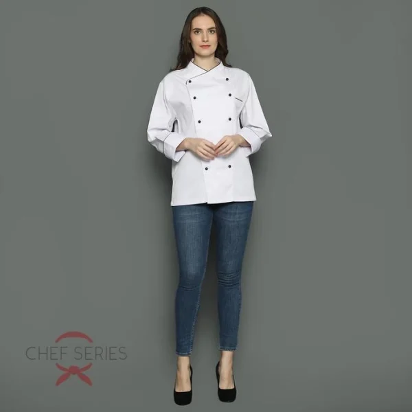 Chef Series Prime Series Tangan Panjang Baju Koki - Putih - Image 5