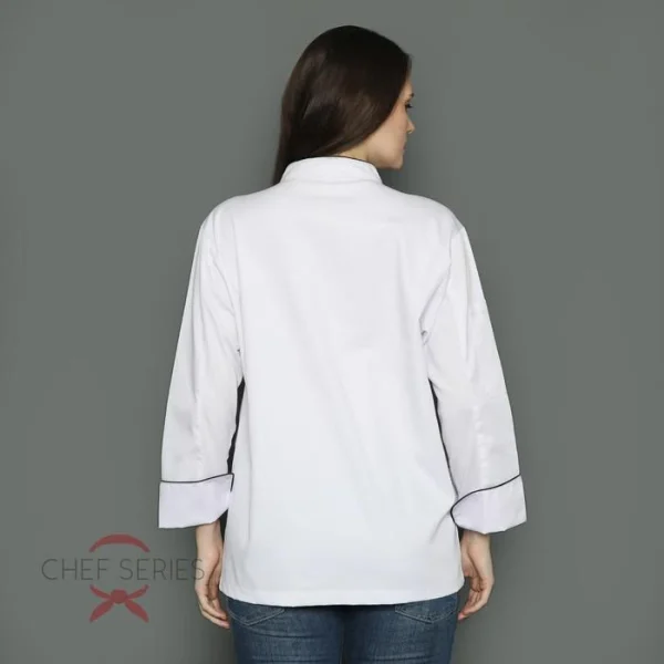 Chef Series Prime Series Tangan Panjang Baju Koki - Putih - Image 4