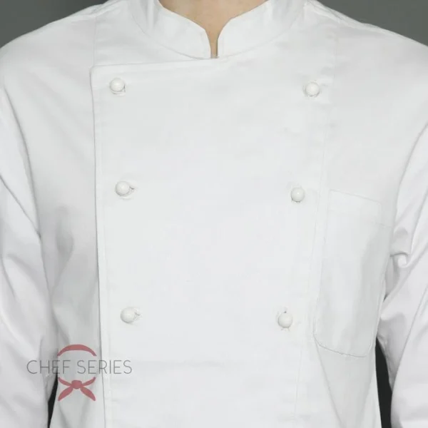 Chef Series Classic Series Tangan Panjang Baju Koki - Putih - Image 4